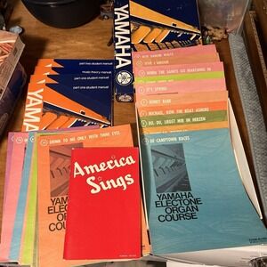 Yamaha Electone Organ‎ Music Book Lot Sight & Sound By Zeb Billings D2